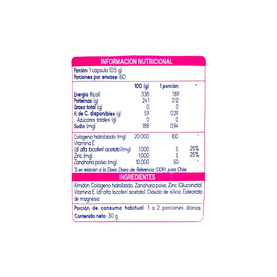 COLAGENO PLUS 60 CAPSULAS - SUPLALIM