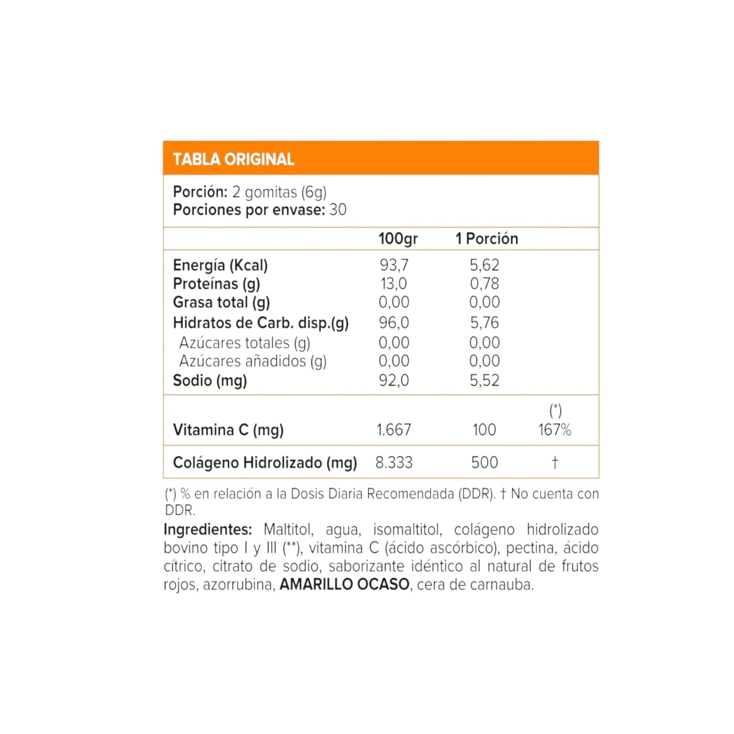 COLAGENO + VITAMINA C 60 GOMITAS MIX BERRIES -SUNVIT