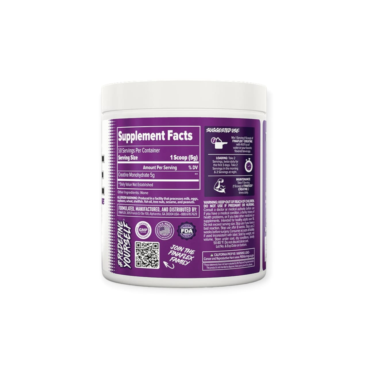 CREATINA 310GR 50SV SABORES - FINAFLEX