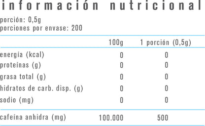 CAFEINA ANHIDRA 100GR - ALPHA MEDICA