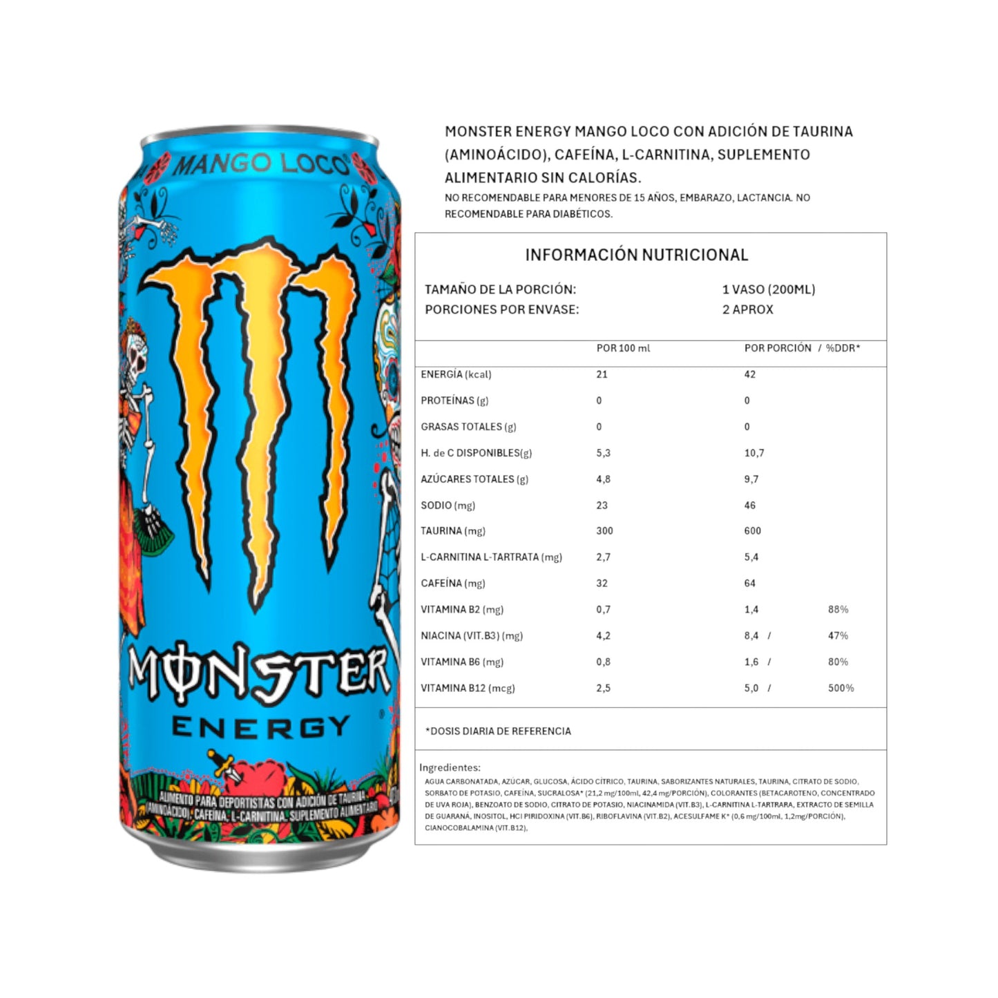 PACK X6 ENERGETICAS MONSTER 473ML