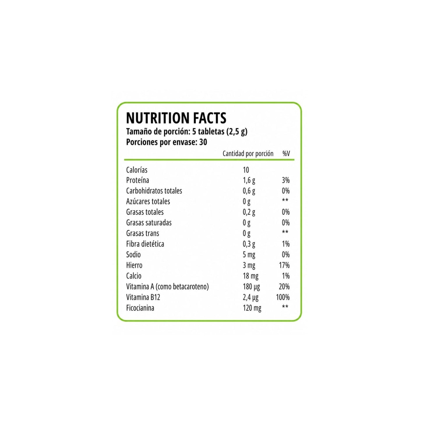 ESPIRULINA 500MG 150 TABLETAS - PULSE NUTRITION