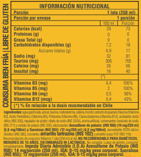 PACK 6 ENERGETICA ENERGY DRINK 250ML - BALY