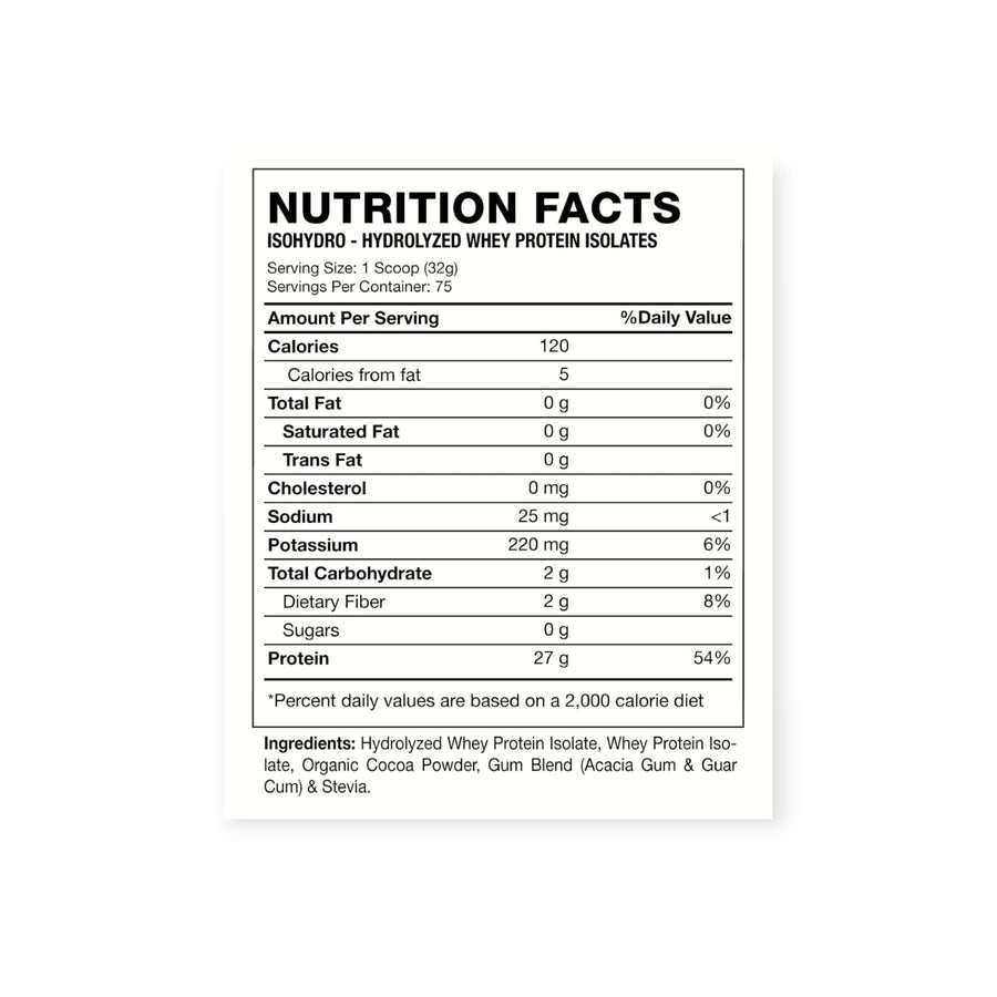 PROTEINA ISO HYDRO 5LIBRAS 75 SV - HEXACORE