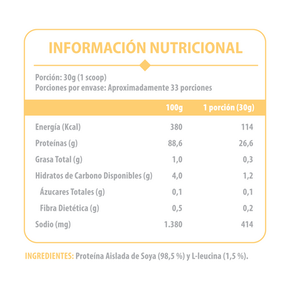PROTEINA ISO PROTEIN PARA COCINAR 1KG - PULSE NUTRITION