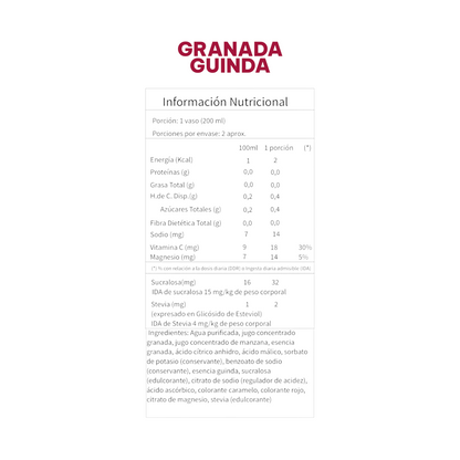 Información del producto JUGO NATURAL + CITRATO DE MAGNESIO 473 ML – I LIKE