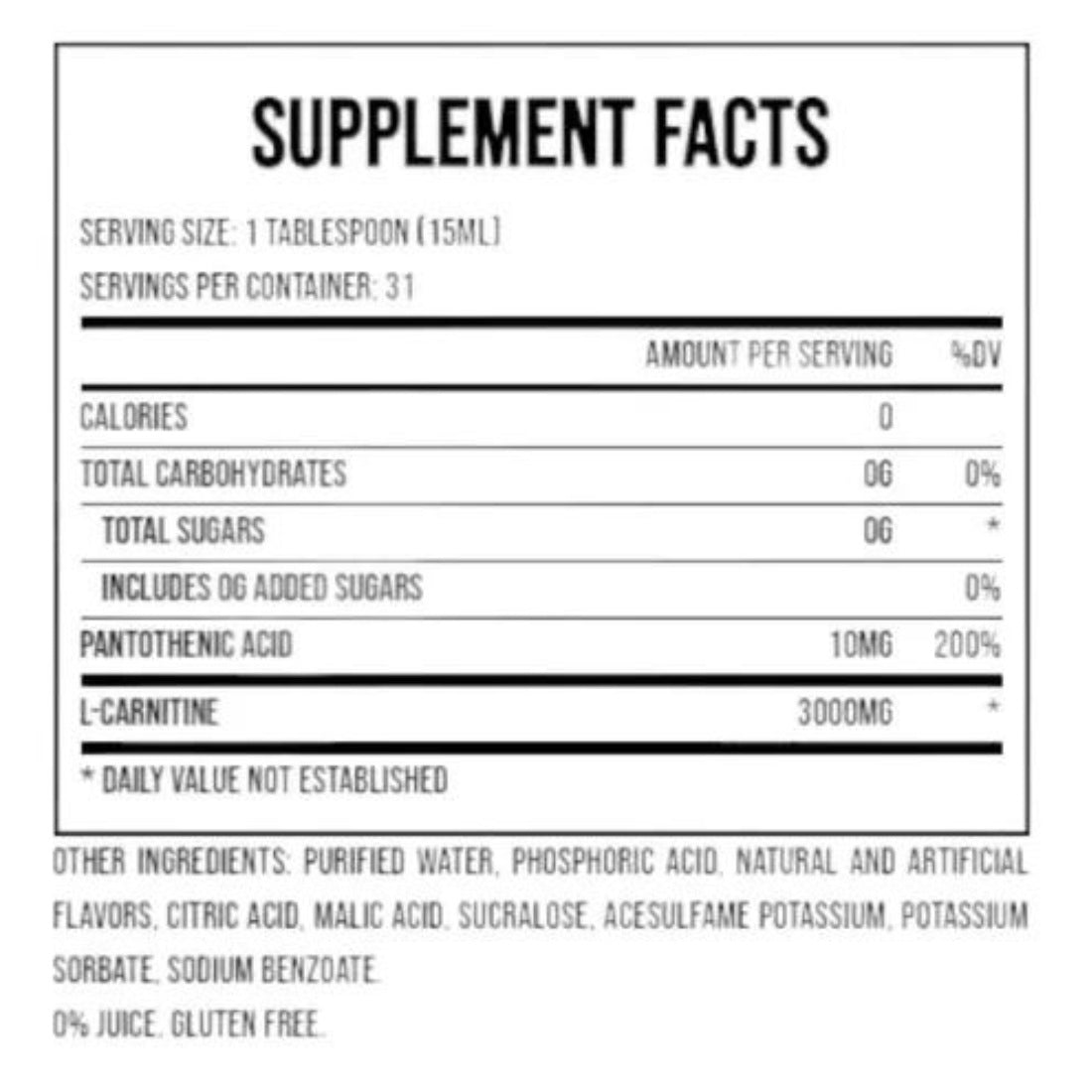 Packs 2 Frascos L Carnitine 3000 – Prosupps – 31sv C/u