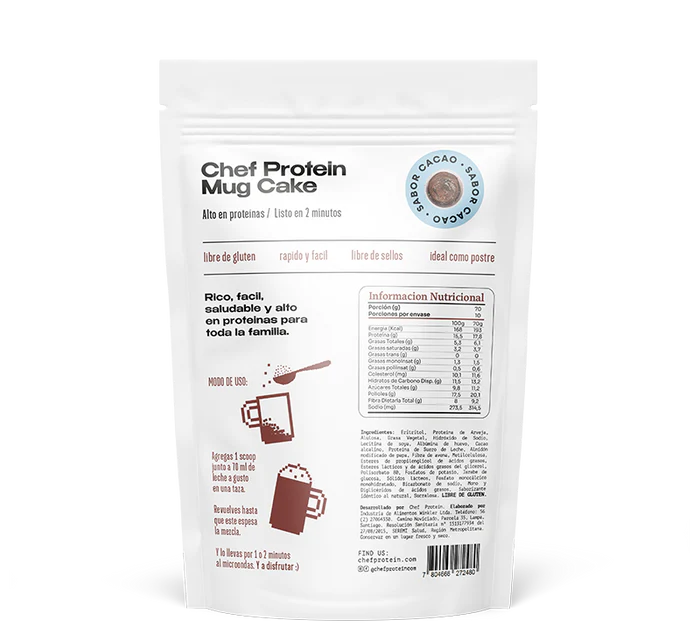 MUG CAKE 700GR - CHEF PROTEIN