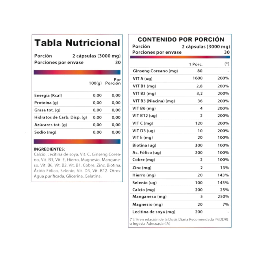 MULTIVITAMINICO RE-VITTA 60 CAPSULAS - WINKLER NUTRITION