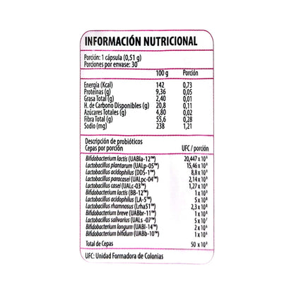 Probiótico Probiotix High Potency 30 cápsulas Newscience - vista 2