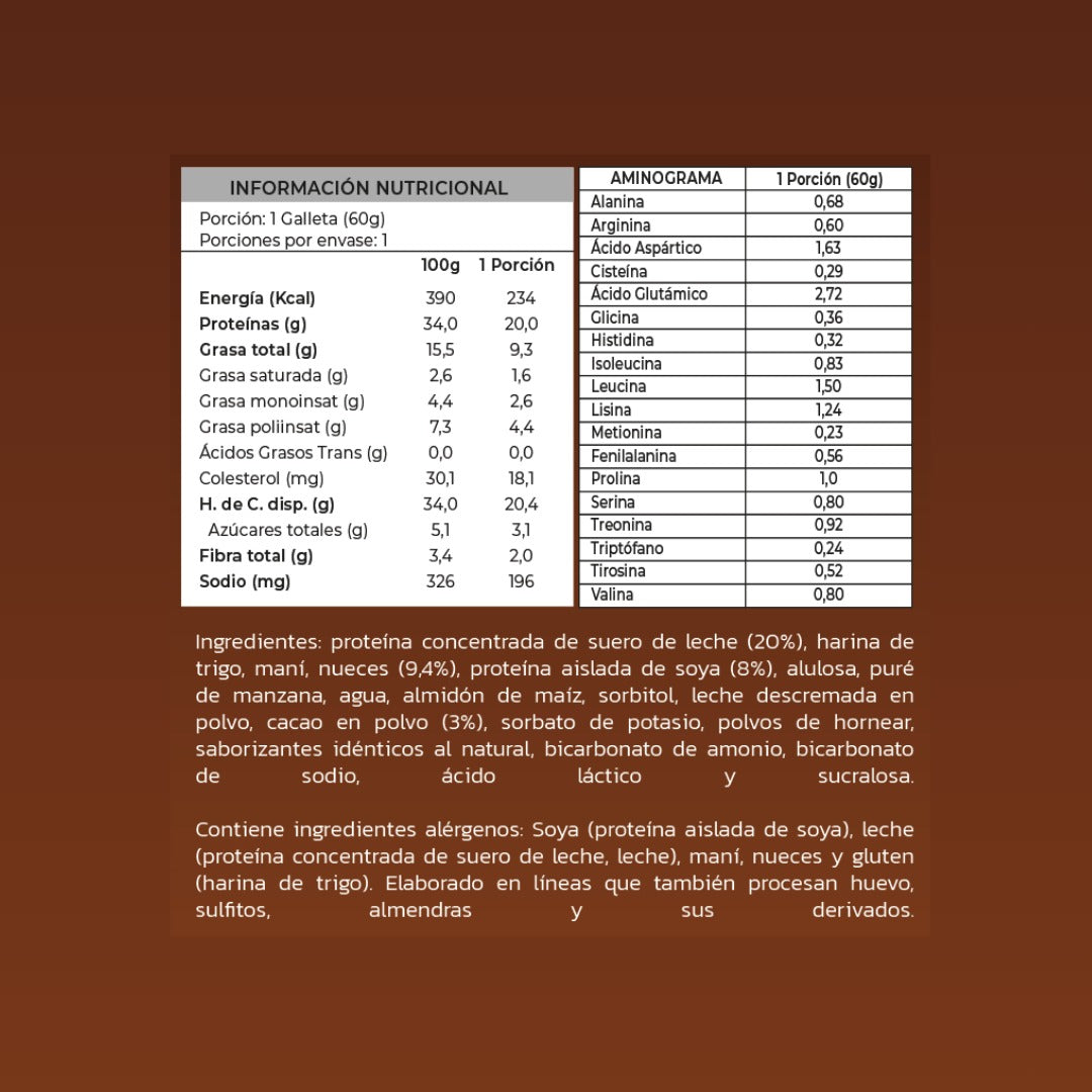 GALLETON PROTEIN COOKIE 20GR PROTEINA - ZEIN