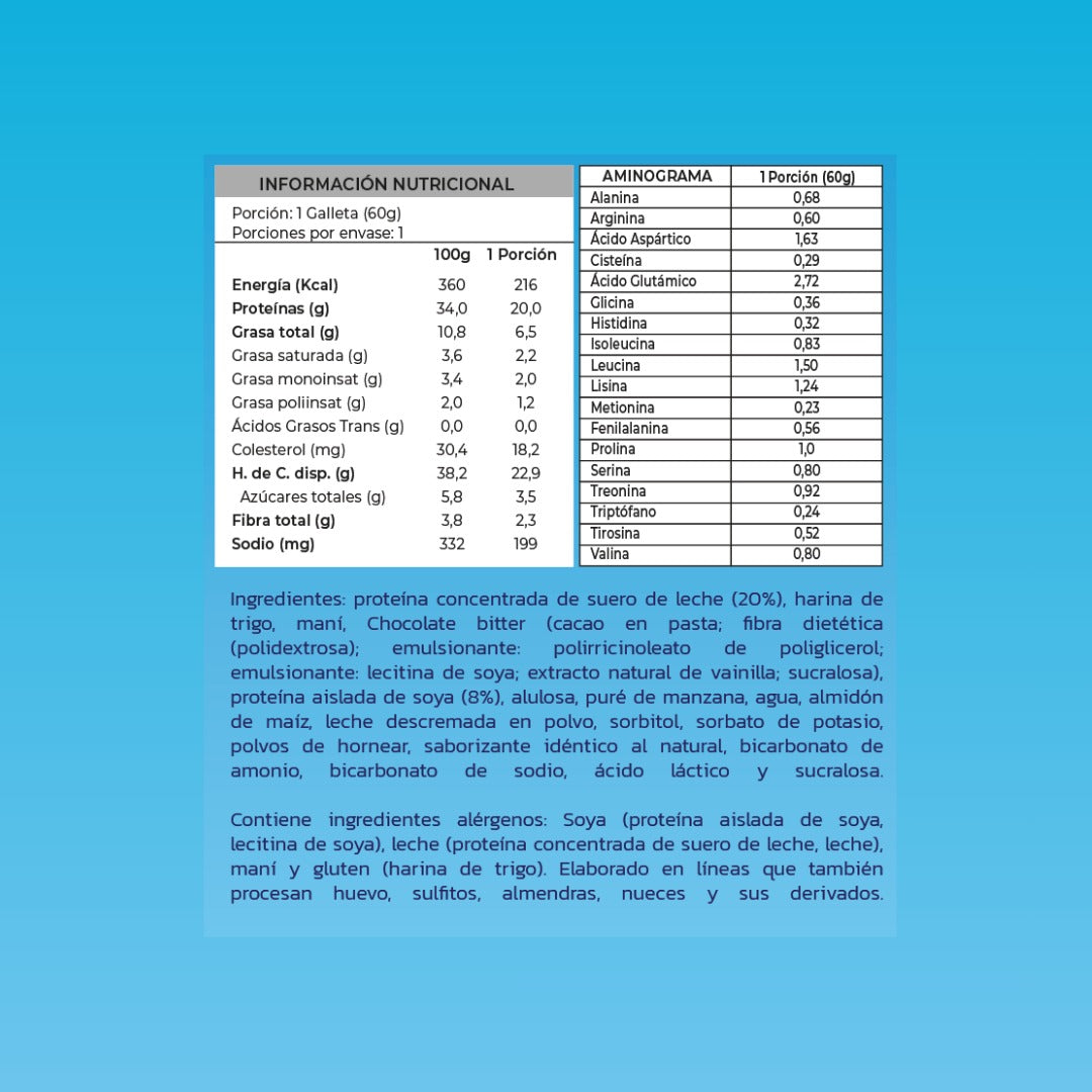 GALLETON PROTEIN COOKIE 20GR PROTEINA - ZEIN