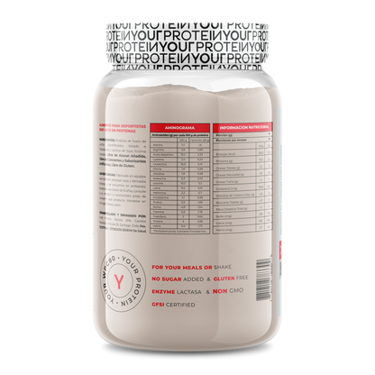 PROTEINA WHEY SIN SABOR - YOUR PROTEIN