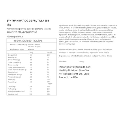 PROTEINA WHEY SYNTHA-6 48 SERVICIOS - BSN