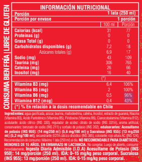 PACK 6 ENERGETICA ENERGY DRINK 250ML - BALY