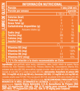 PACK 6 ENERGETICA ENERGY DRINK 250ML - BALY
