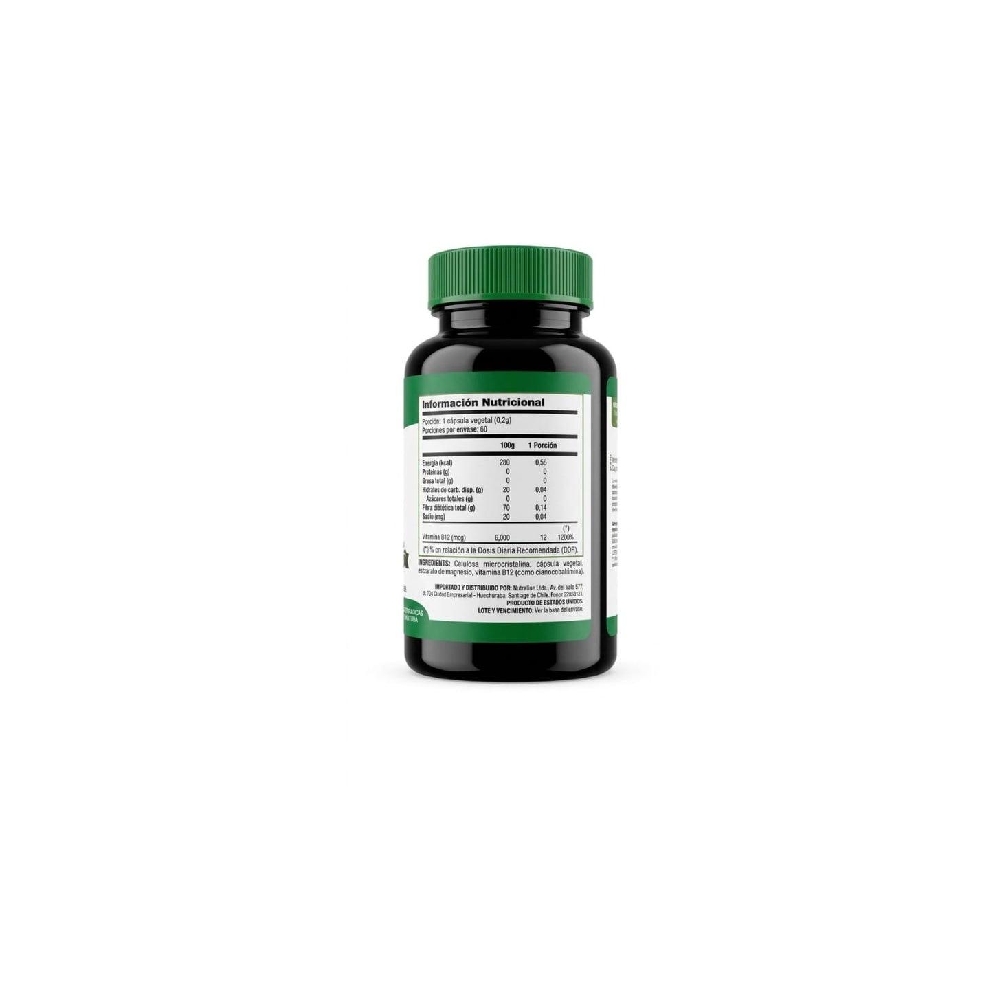 VITAMINA B12 12MCG 60 CAPSULAS - SUNVIT