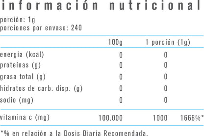 VITAMINA C 1000MG 240GR - ALPHA MEDICA