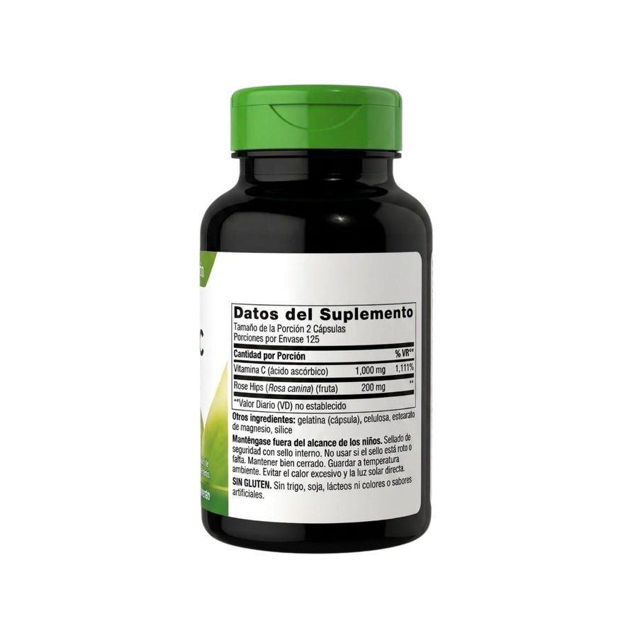 VITAMINA C ROSE HIPS 250 CAPSULAS - NATURE'S WAY