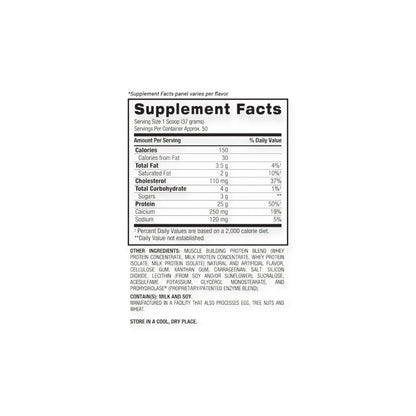 PROTEINA  WHEY HD 4.2 LB 50 SERVICIOS - BPI SPORT