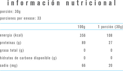 PROTEINA 100% WHEY PROTEIN ISOLATE 1KILO 33 SV - ALPHA MEDICA