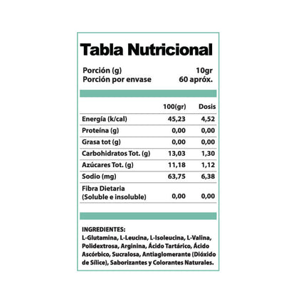 Amino BCAA+ 600 g, 60 servicios Winkler Nutrition - vista 4