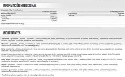 BCAA + Glutamina Xpress 600 G 50 Servicios de Scitec Nutrition – imagen 5