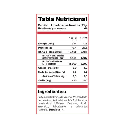 Proteína de carne 100% Beef Pro-Win 4,4 lb Winkler Nutrition - vista 2