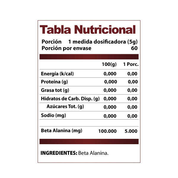 BETA ALANINA 300GR 60 SERVICIOS - WINKLER NUTRITION
