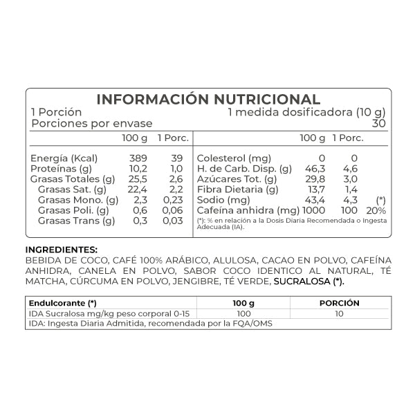 CAFE ENERGIZANTE COFFIT 300GR - REVITTA