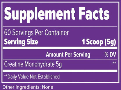 Creatina Monohidrato Micronizada 300gr 60 SV - FINAFLEX