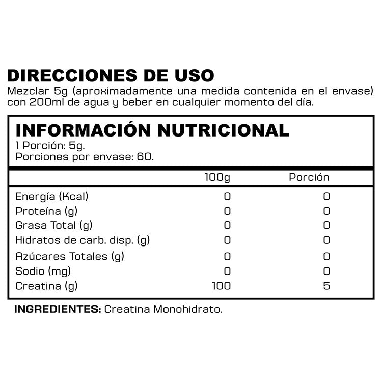 Pack 2 Creatina Monohidratada 300gr C/u - Binahfit