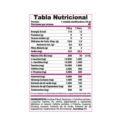 Lipo Kill Woman en polvo 600 g, 60 servicios Winkler Nutrition - vista 3