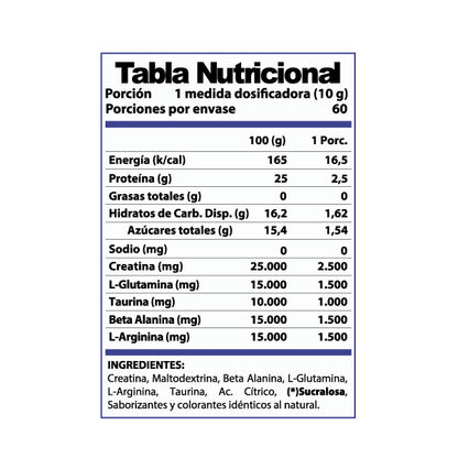 Pre-entreno CGT-B NOX Berries 600 g Winkler Nutrition - vista 2