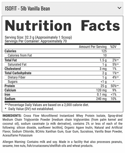 PROTEINA ISOFIT 5.1LB 70 SV - NUTREX