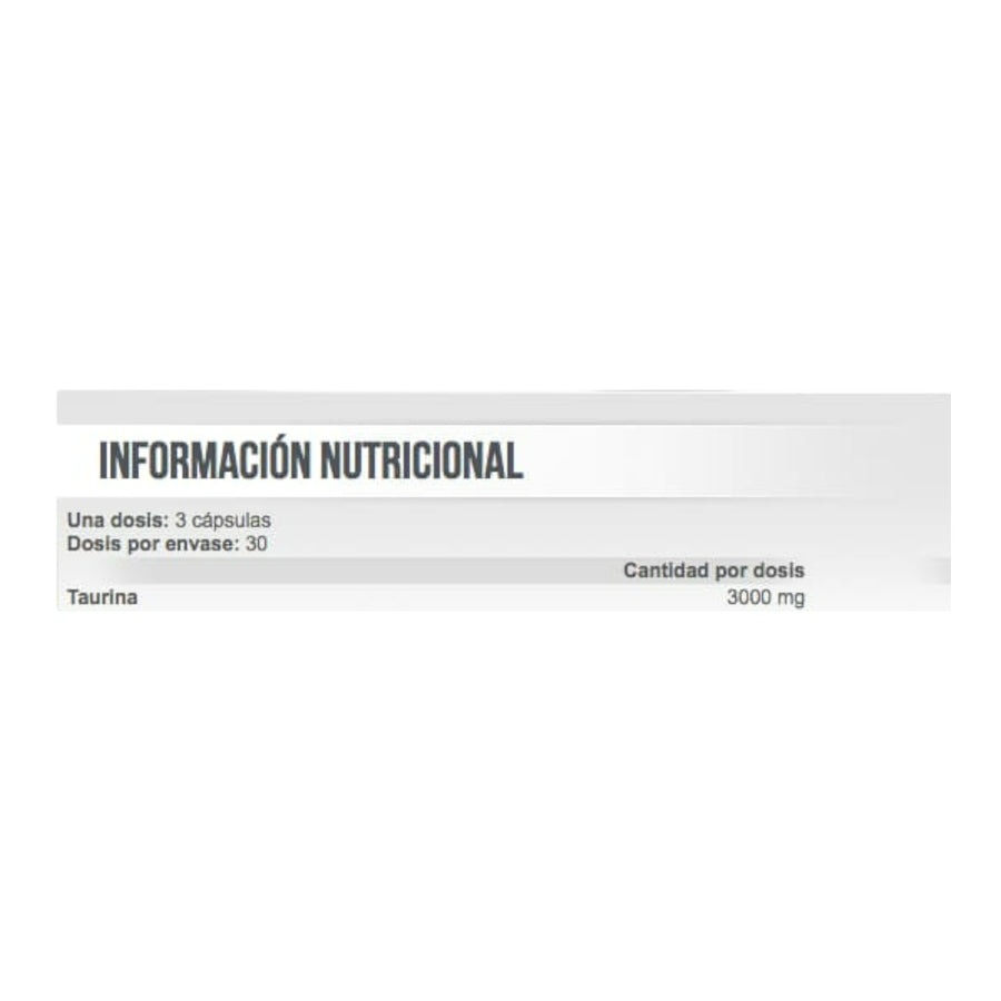 TAURINA 3000MG 90 CAPSULAS - SCITEC NUTRITION