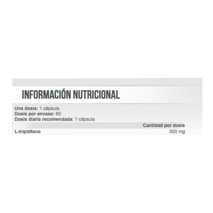 Triptófano (500 Mg.) 60 Cápsulas de Scitec Nutrition – imagen 2