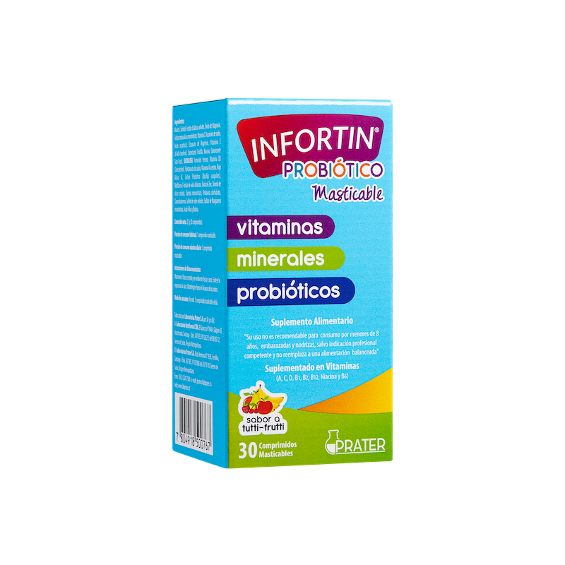 PROBIOTICO MASTICABLE INFORTIN 30 COMPRIMIDOS - INFOR