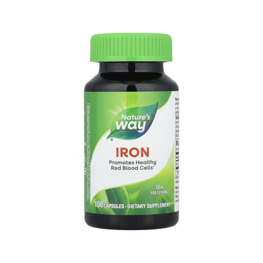 IRON 18MG 100 CAPSULAS - NATURE'S WAY