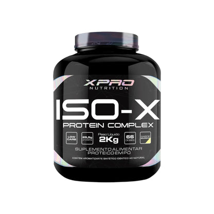 PROTEINA ISO-X PROTEIN COMPLEX 2KG 66 SERVICIOS - XPRO NUTRITION