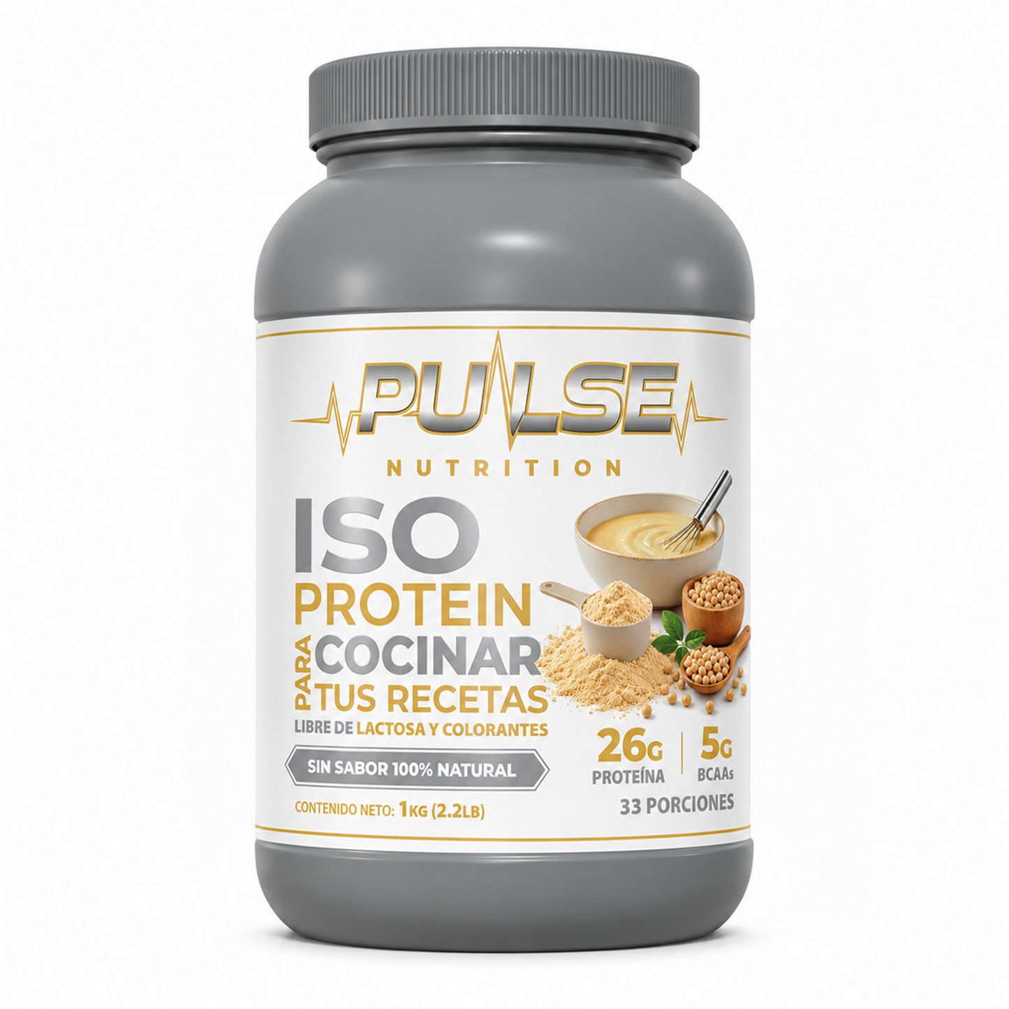 PROTEINA ISO PROTEIN PARA COCINAR 1KG - PULSE NUTRITION
