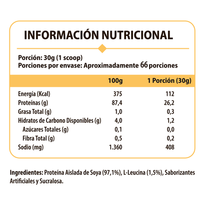 Proteína ISO Shake 2kg 66 Servicios - Pulse Nutrition