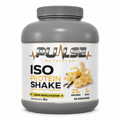 Proteína ISO Shake 2kg 66 Servicios - Pulse Nutrition