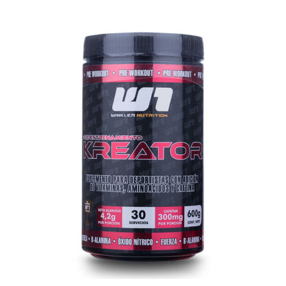 Pre-entreno Kreator 600 g, 30 servicios Winkler Nutrition - vista 1