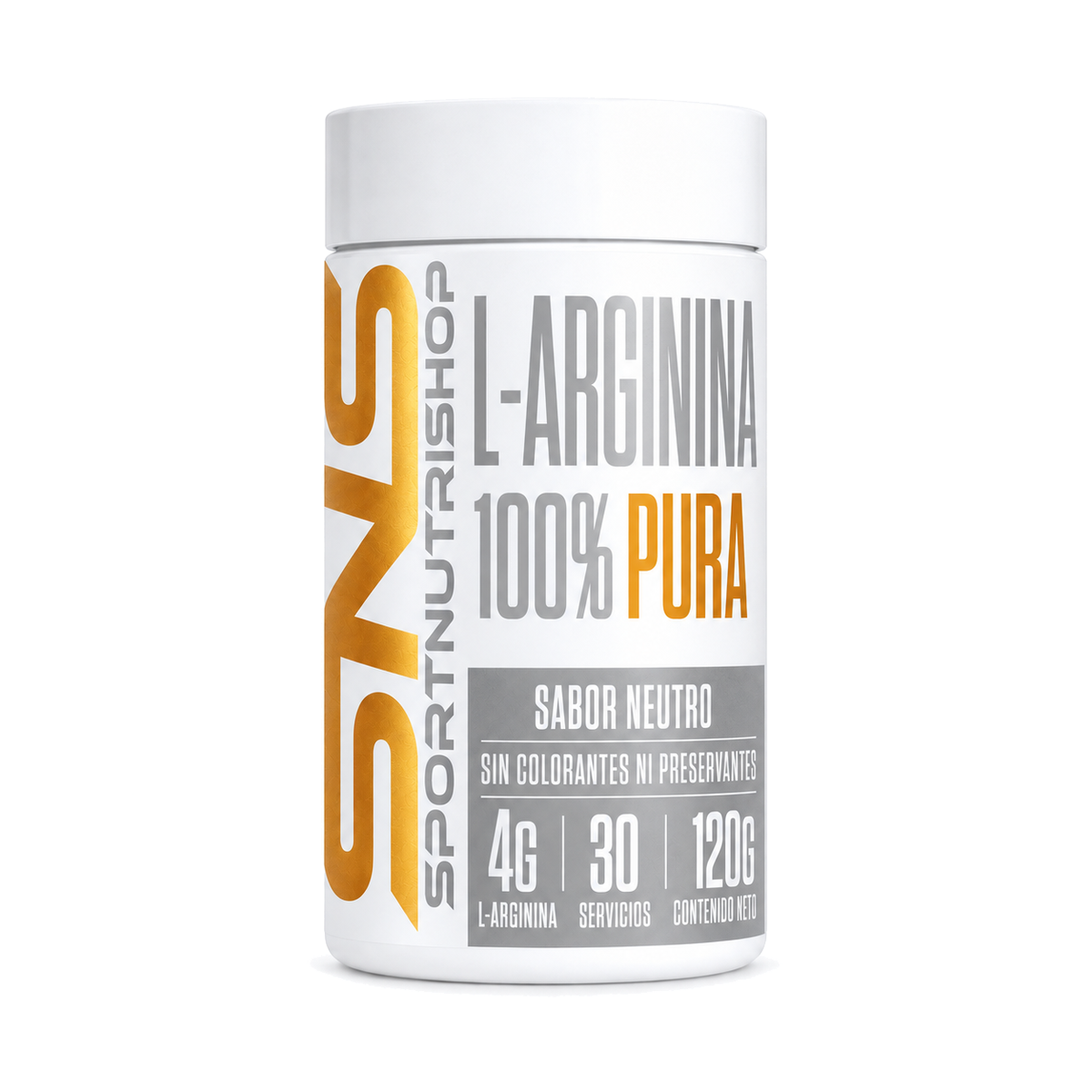 L-ARGININA 120GR 30 SERVICIOS SIN SABOR - SPORTNUTRISHOP