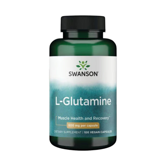 L-GLUTAMINA 500MG 100 CAPSULAS VEGANAS - SWANSON