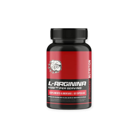 L- ARGININA 1500MG 60 CAPSULAS - STRONGEST