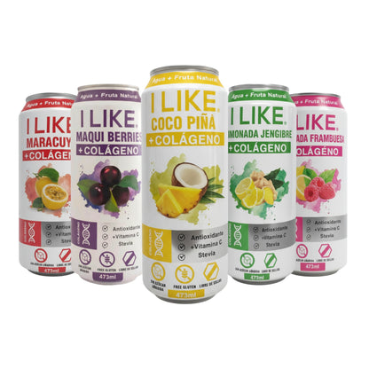 JUGO NATURAL + COLÁGENO 473 ML – I LIKE – I Like