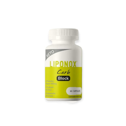 BLOQUEADOR DE CARBOHIDRATOS  60CAPS - LIPONOX