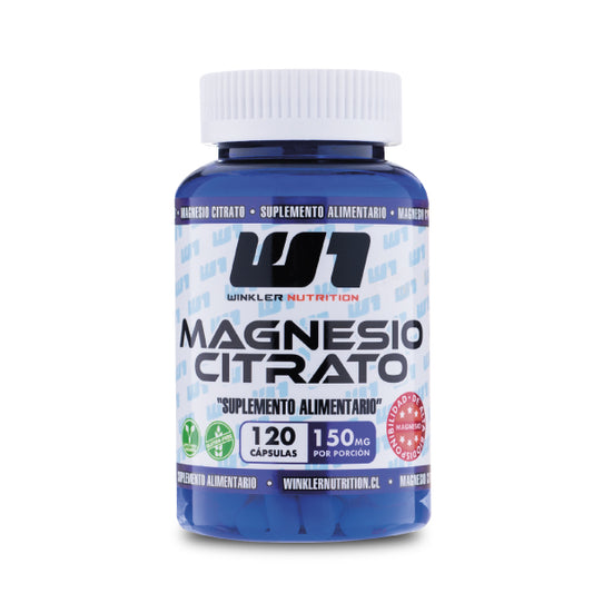 MAGNESIO CITRATO 120 CAPSULAS - WINKLER NUTRITION